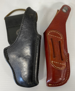 (2) Leather Holsters
