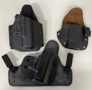 (3) Hard Plastic Holsters