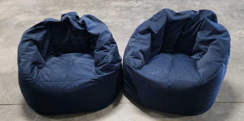 (2) "Big Joe" Bean Bag Chairs