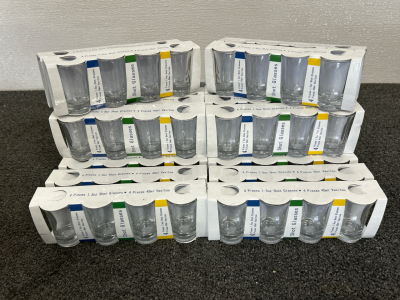 (24) Sets of 4 Shot Glasses