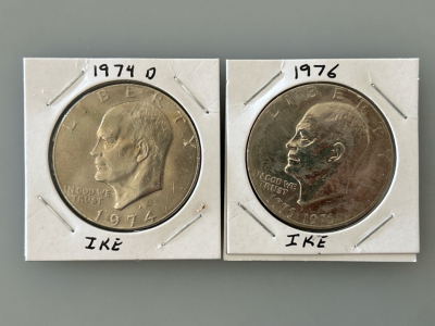 1974-D/ 1976 Ike Dollars