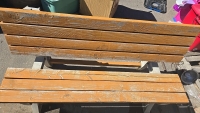 (1) Medium Size Park Bench - 2