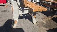 (1) Medium Size Park Bench - 5