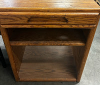 Light Wooden Desk And Stool - 2