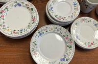 Beautiful 55 Piece Floral Dishset-EB - 2