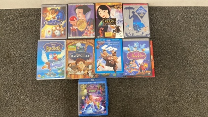 (17) Disney DVD/ Blu-Ray Movies