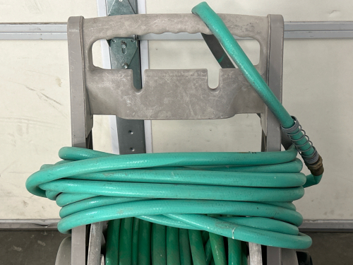 Hose Reel with Hoses