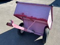 Small Utility Trailer, Pair of Metal Saw Horses and Surveyor Tripod Stand - 5