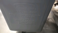 (1) Large Rubbermaid Rolling Cart - 3