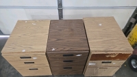 (3) Vertical Filing Cabinets - 2