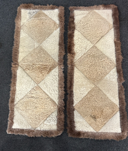(2) Fur Rugs