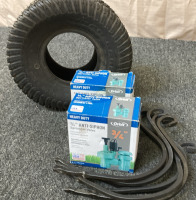 TRAC-GARD C/T 15X6.00-6 TIRE, THE TRAVERSE LOW PROFILE HOLSTER, BLACK & DECKER 200 WATT POWER INVERTER, RACING BIKE SEAT, (2) ORBIT 3/4&rdquo; ANTI-SIPHON SPRINKLER VALVE, (7) WALL HOOK BRACKET. - 3
