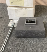 (2) 8&rdquo; NATURAL GRAY POST CAPS, WATER HEATING ELEMENT.