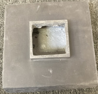 (2) 8&rdquo; NATURAL GRAY POST CAPS, WATER HEATING ELEMENT. - 2