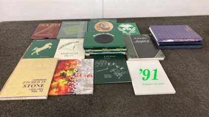 Assorted Vintage Yearbooks