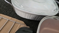 (1) Bentwood Pan without Cord (1) Pyrex Loaf Pan and More - 6