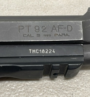 Taurus Model PT 92 AF-D 9mm Caliber, Semi Automatic Pistol - 6