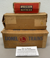 Lionel Trains #1615 Steam Switcher And Tender Set W/ Master Carton And Boxes 1955-1957