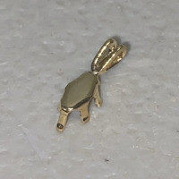 (8) 4mm-5mm Gold Filled Pendants - 2