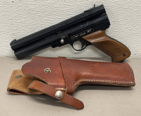 Nel-Spot Model 007 Single Shot .177 Caliber Air BB/Pellet Pistol W/ Leather Belt Holster