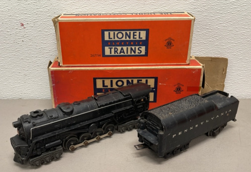 Lionel Trains #681 Locomotive & 2671W Tender W/ Box 1950-1951