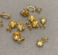 (12) 5mm Gold Filled Pendants - 4