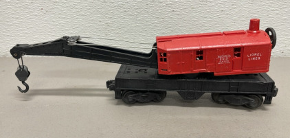 Lionel Trains #6560 Red Cab Crane