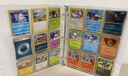 (1) 140+ Pokemon Cards With Rares And Holos