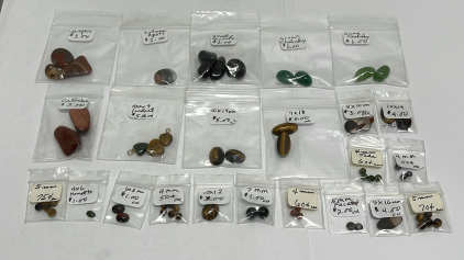 Big Lot Of Cut And Polished Gemstones For Jewelry Making