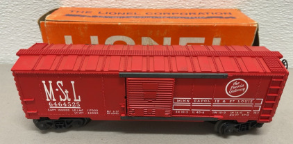 Lionel Trains #6464-525 M.St.L Boxcar W/ Original Box 1964-1966