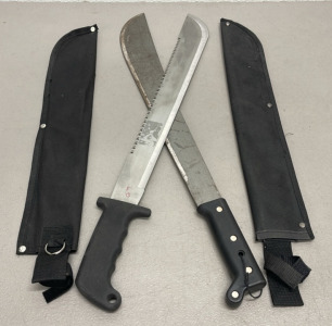 (2) Machetes W/ Sheaths