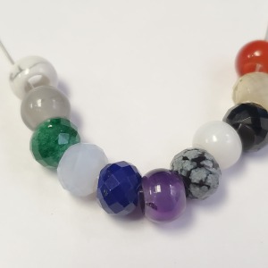 $300 Silver Genuine Gemstone Free Floating Beads