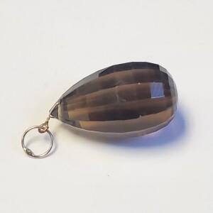 $400 14K Smokey Quartz(25ct) Pendant