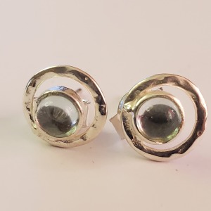 $100 Silver Gemstone Earrings