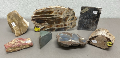 (7) Total Assorted Rock Specimens Great For Collectors (See Photos For Types)