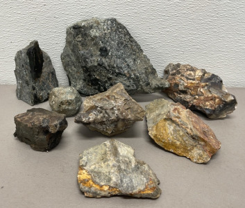 (8) Total Assorted Rock Specimens Great For Collectors (See Photos For Types)