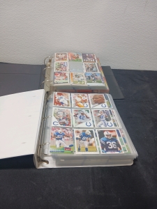 (2) Assorted Binders Of Football Cards.