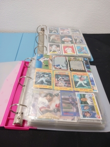 (2) Assorted Binders Of Baseball Cards