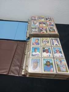 (2) Assorted Binders Of Baseball Cards