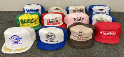 (12) Vintage Trucker Hats