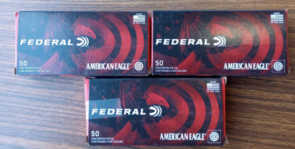 (143) Rounds of Federal .380 Auto 95 Grain FMJ