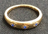 (1) Gold Ring W/ (2) Regular Rings W/ No Hallmark - 2