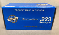 (1) The Power Of Black Mills Performance 52 Gr Match Hollow Point .223 Remington Ammunition