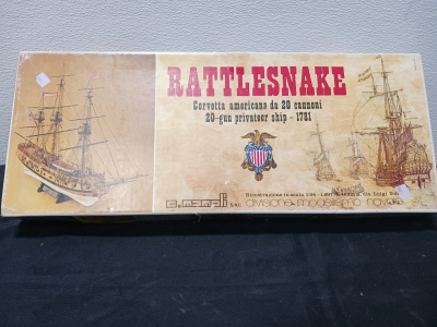 Rattlesnake model ship