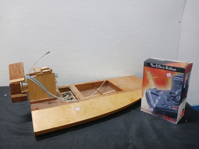 Wooden Remote Control Boat With Remote