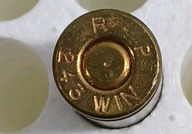 (1) Remington 243 Win. Bullet (20) Remington 243 Win. Empty Bullet Cartridges - 3