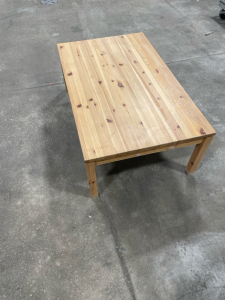 Solid Wood Coffee Table with Built-In Storage Drawers - 51” x 31”