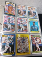 2 Binders Baseball Cards Darryl Strawberry and more. - 2