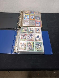 2 Binders Football/ Baseball Cards