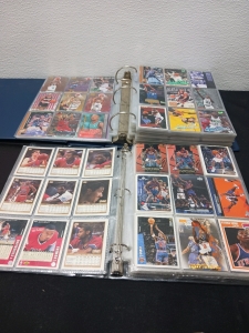 2 Binders Basketball Cards Patrick Ewing and more.